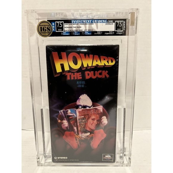 IGS 7.5 Graded Howard the Duck VHS 1986 George Lucas MCA Watermark W. Huyck G